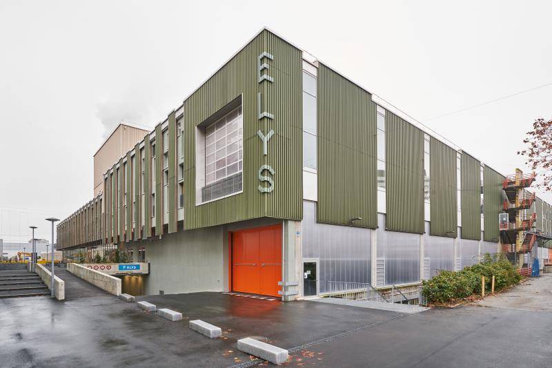 ELYS: baubüro in situ, Foto: Martin Zeller Adaptive reuse of Elys cultural and commercial building (Lysbüchelareal)